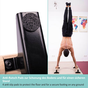 Anti-Rutsch Pads 9er Pack für Parallettes, Liegestützgriffe