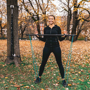 Fitness Stange für Widerstandsbänder und FREESIXD