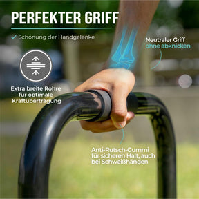 Fitness Parallettes aus Stahl