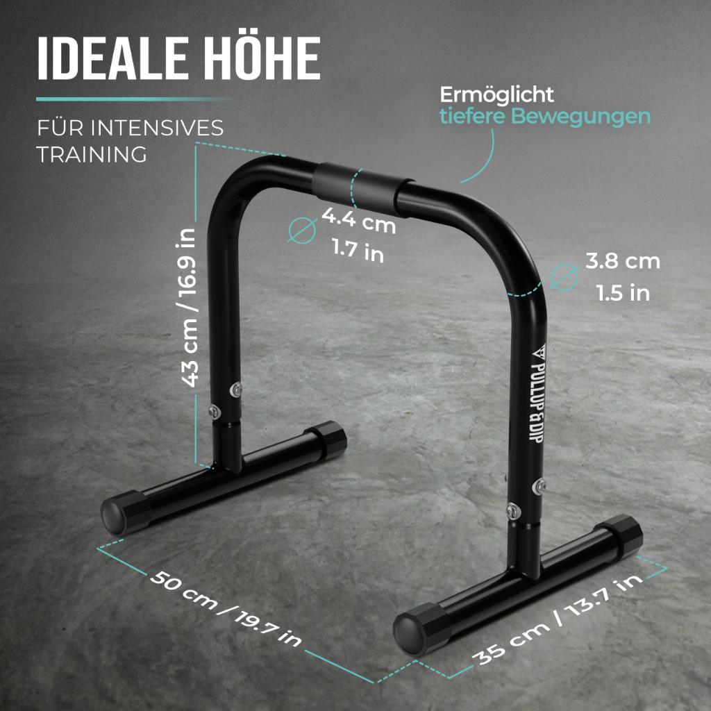 Fitness Parallettes aus Stahl