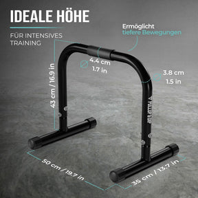 Fitness Parallettes aus Stahl