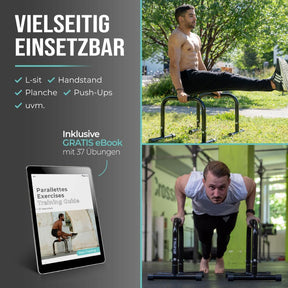 Fitness Parallettes aus Stahl