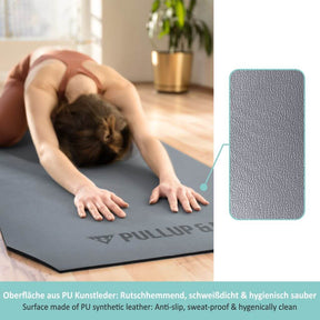 Fitnessmatte mit zwei Schichten, rutschhemmend