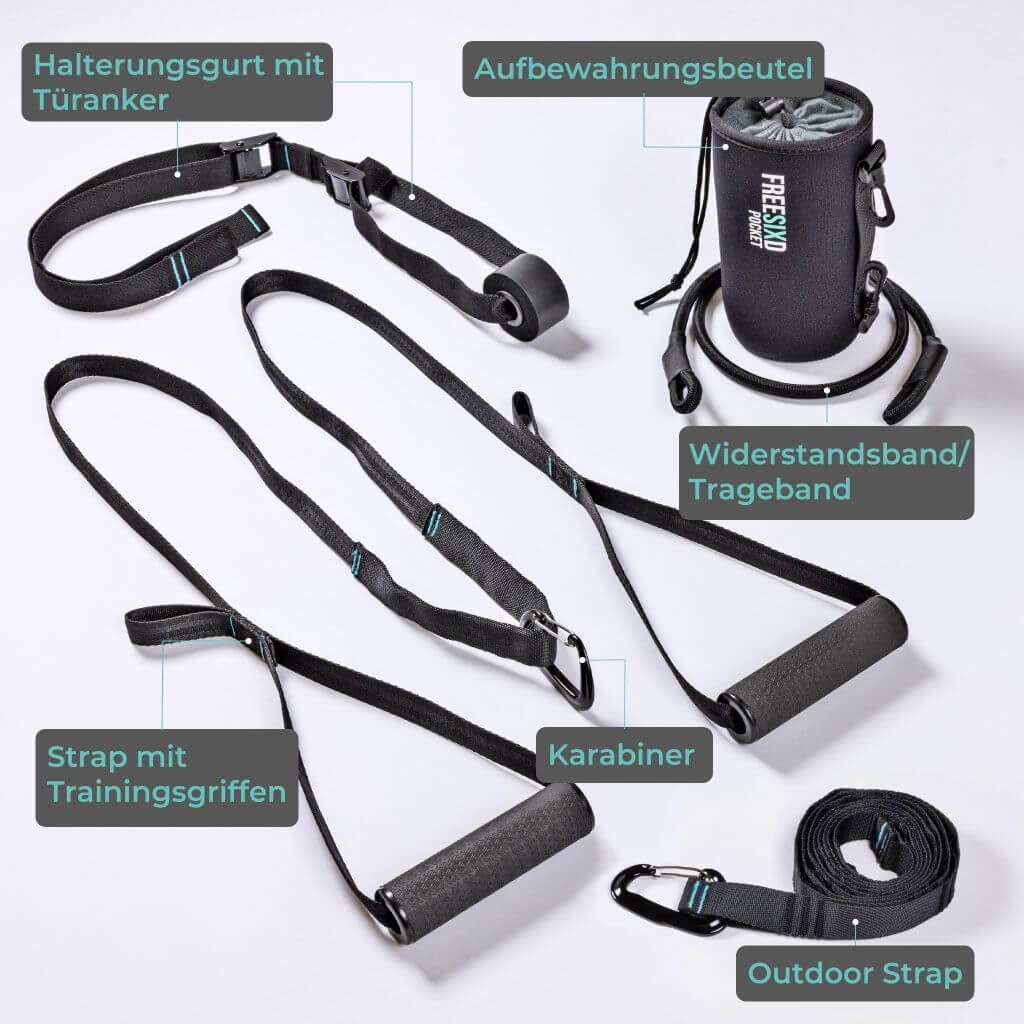 FREESIXD Pocket - Mobiler mini Schlingentrainer