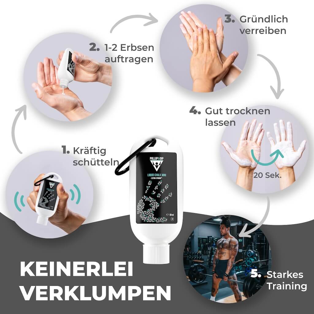 Liquid Chalk für perfekten Grip, schnell trocknend & extra stark