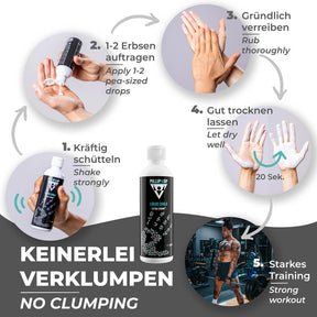Liquid Chalk für perfekten Grip, schnell trocknend & extra stark