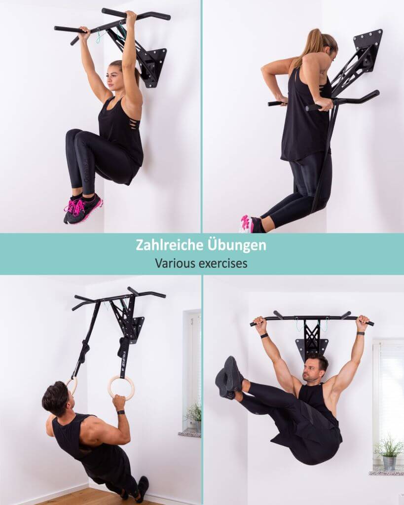 Mobile Klimmzugstange und Dip-Stange für indoor und outdoor