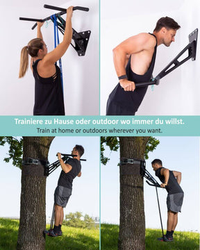 [B-Ware] Mobile Klimmzugstange und Dip-Stange für indoor und outdoor