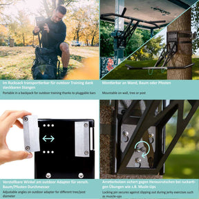 Mobile Klimmzugstange und Dip-Stange für outdoor Montage