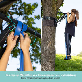 Mobile Klimmzugstange und Dip-Stange für indoor und outdoor