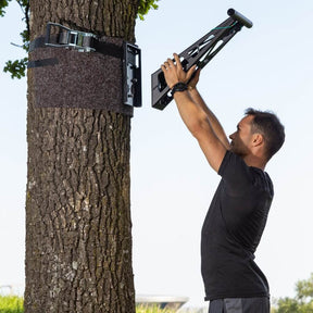 Spanngurt für outdoor Befestigung der Pullup & Dip Stange