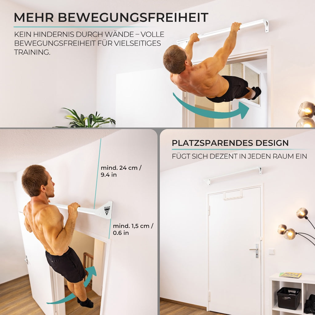 Klimmzugstange zur Wandmontage über Türrahmen