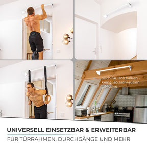 Klimmzugstange zur Wandmontage über Türrahmen