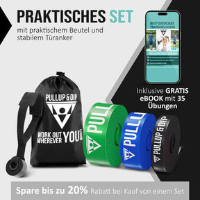 Klimmzug Band / Widerstandsbänder in versch. Stärken