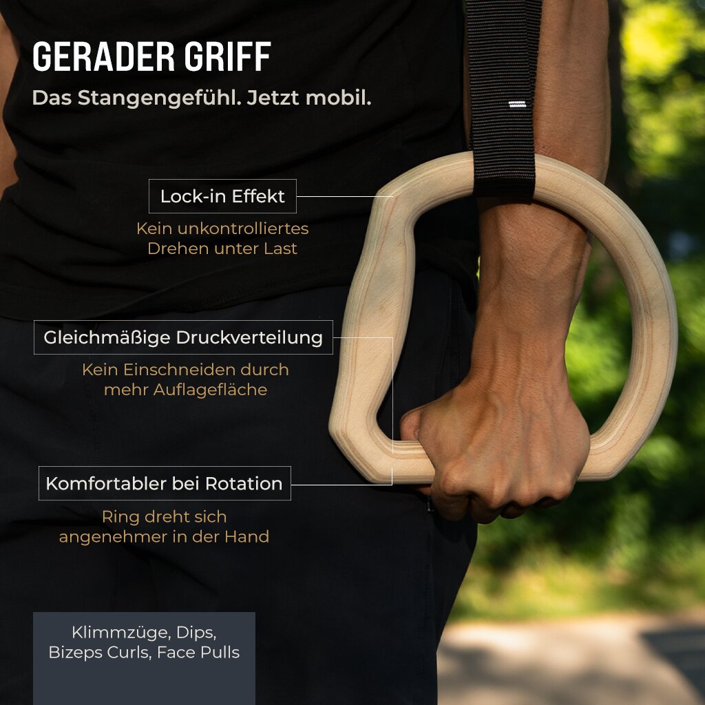 "TRINGS" Multigriff Calisthenics Ringe Set