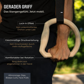 "TRINGS" Multigriff Calisthenics Ringe Set